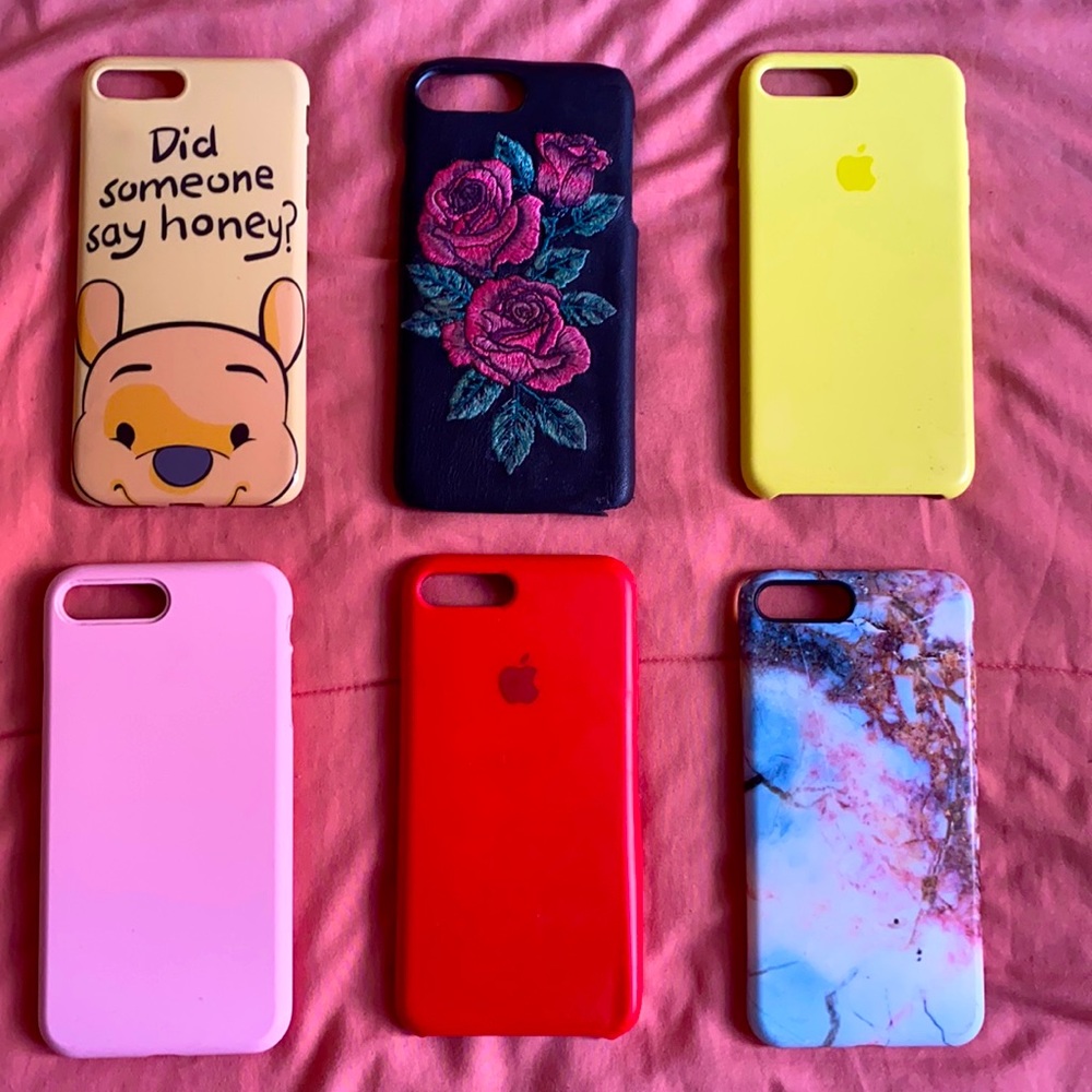 Iphone 7+/8+ phone cases $10 each